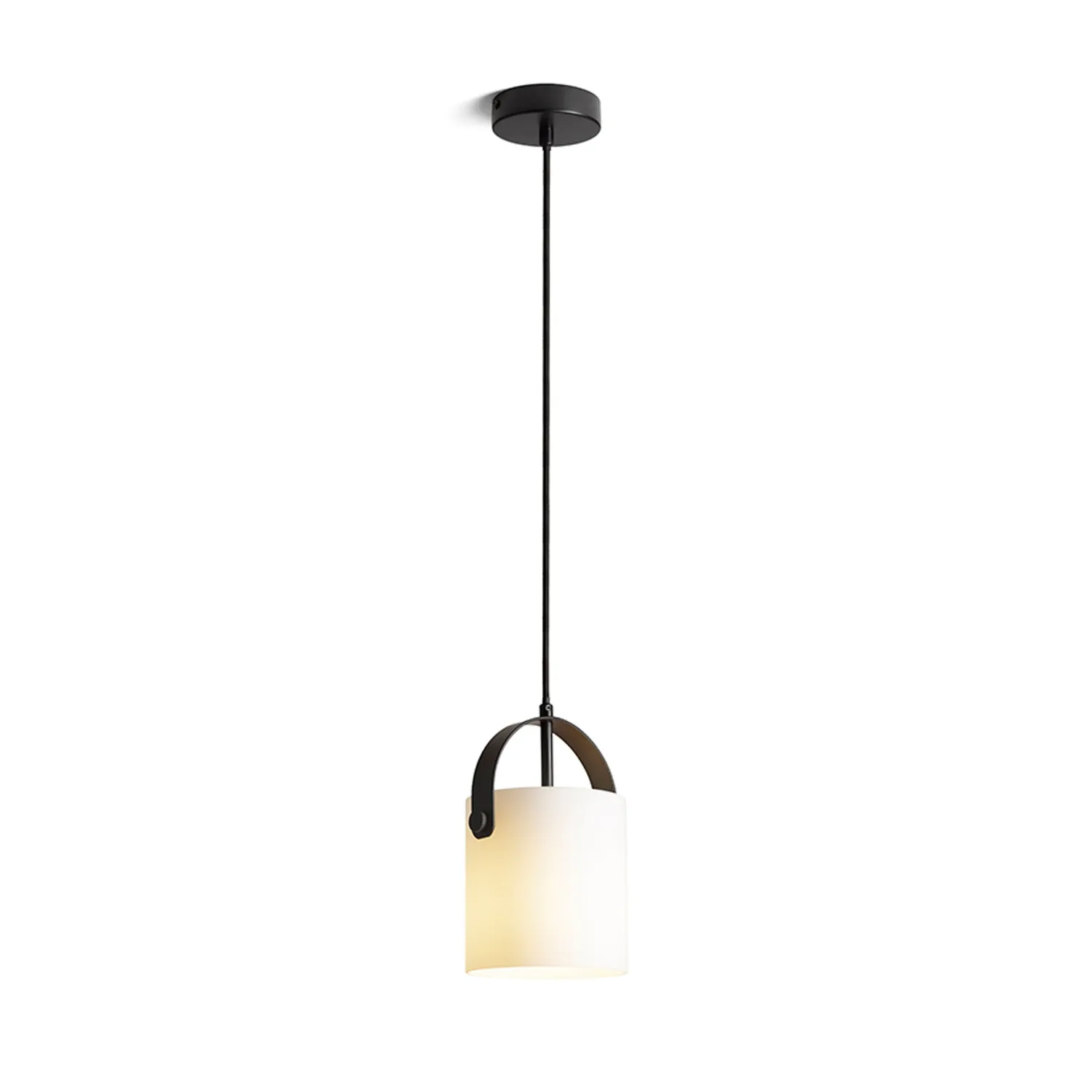 Rendl Julietta 16 pendul sticlă opal negru