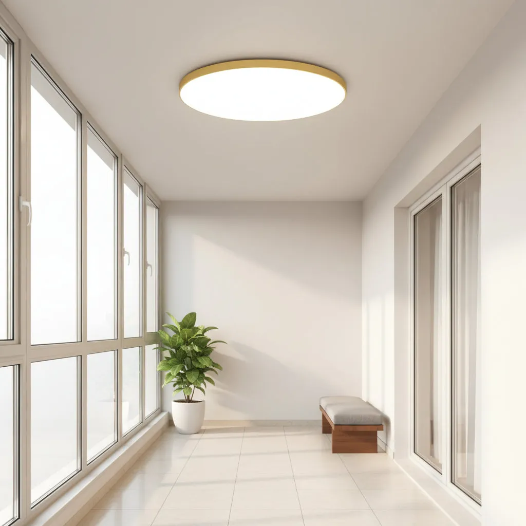 Alessandro Design SOLIS plafoniera LED 27cm aurie 20W