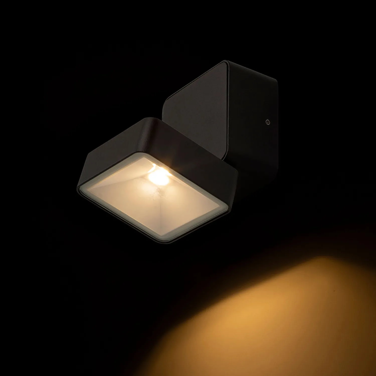 Rendl Flavio SQ spot LED exterior negru pentru perete
