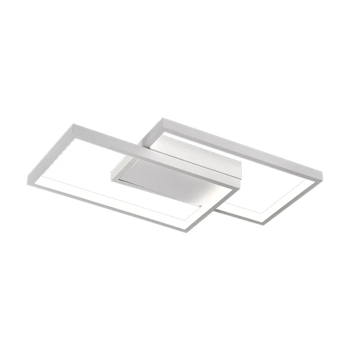 Alessandro Design LANDYN 37W lustra LED alba 2 patrate