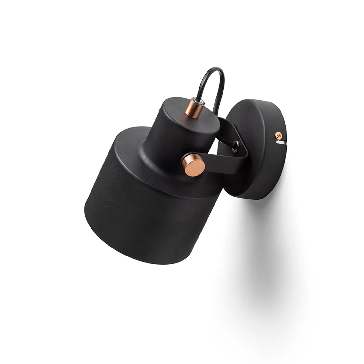 Rendl Light Studio Celeia spot negru cupru E27 metal