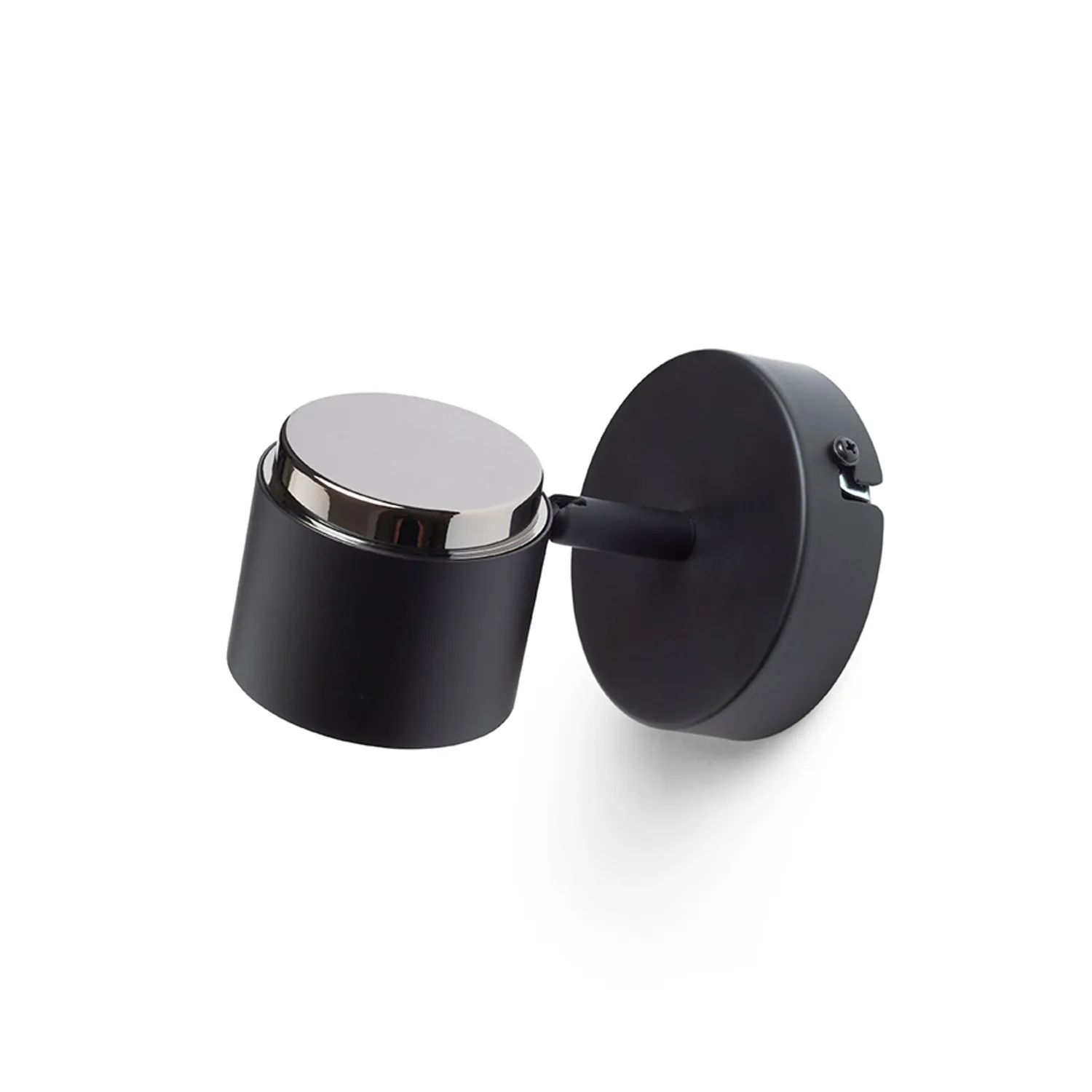 Rendl Nova I aplica LED perete negru crom 10W