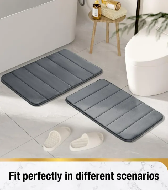 Alessandro Design covor baie gri 50x80cm antiderapant