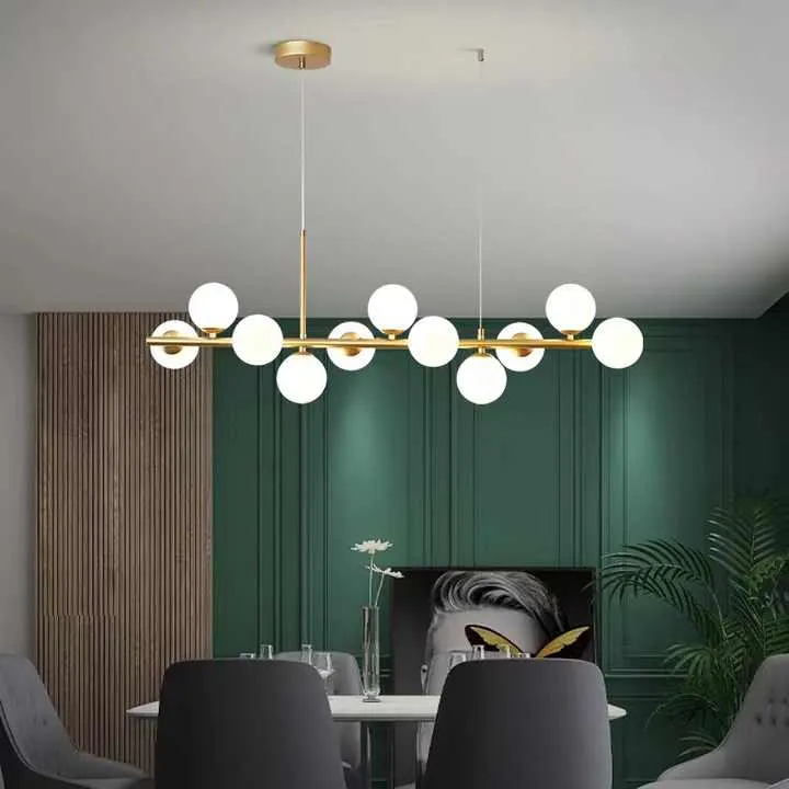 Alessandro Design Loft Pavilion lustra 11xG9 aurie 120cm