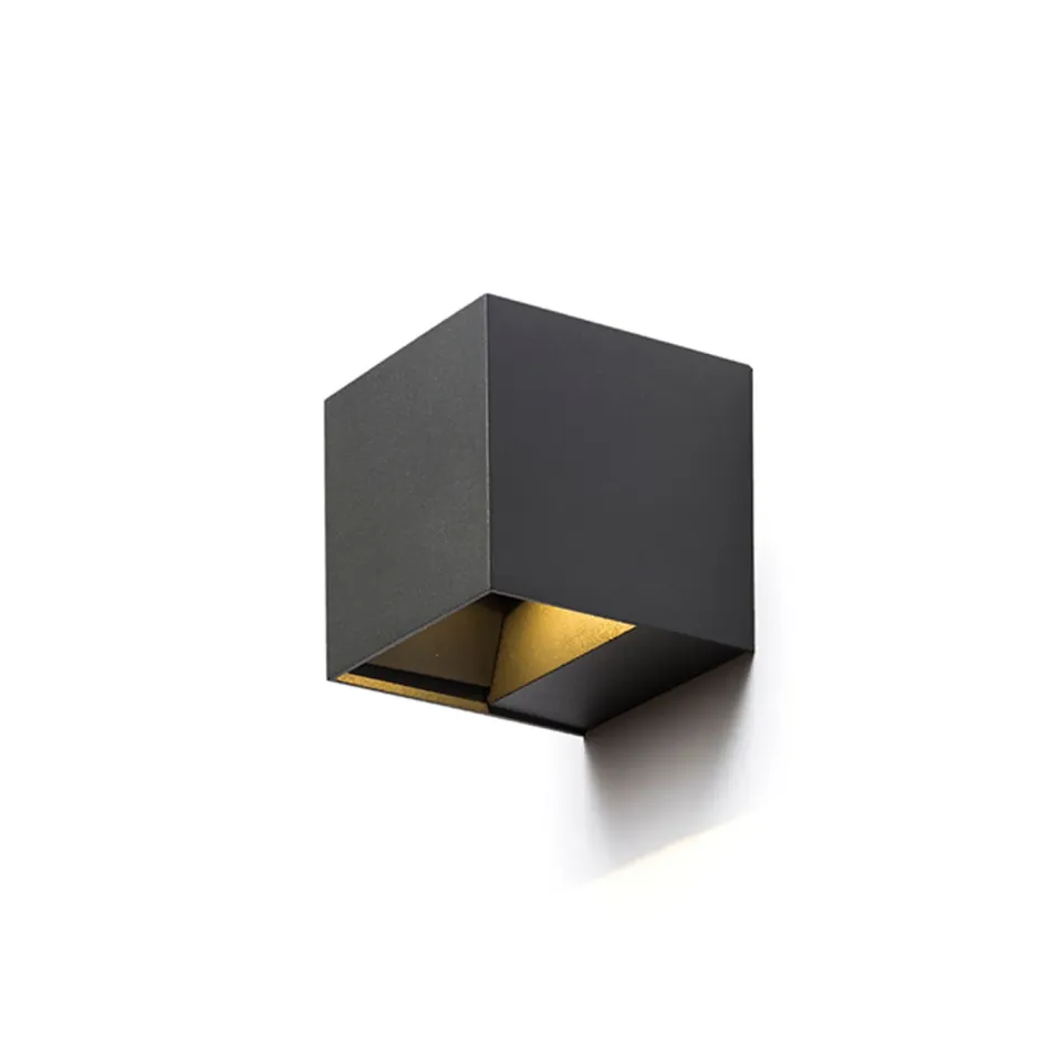 Rendl Light Studio Carre aplică perete LED antracit UP-DOWN