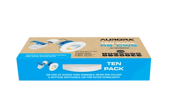 Aurora R6 CWS Spot LED incastrat set 10 bucati contractor