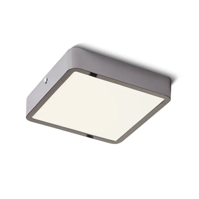 Rendl Hue SQ 17 plafoniera LED negru crom
