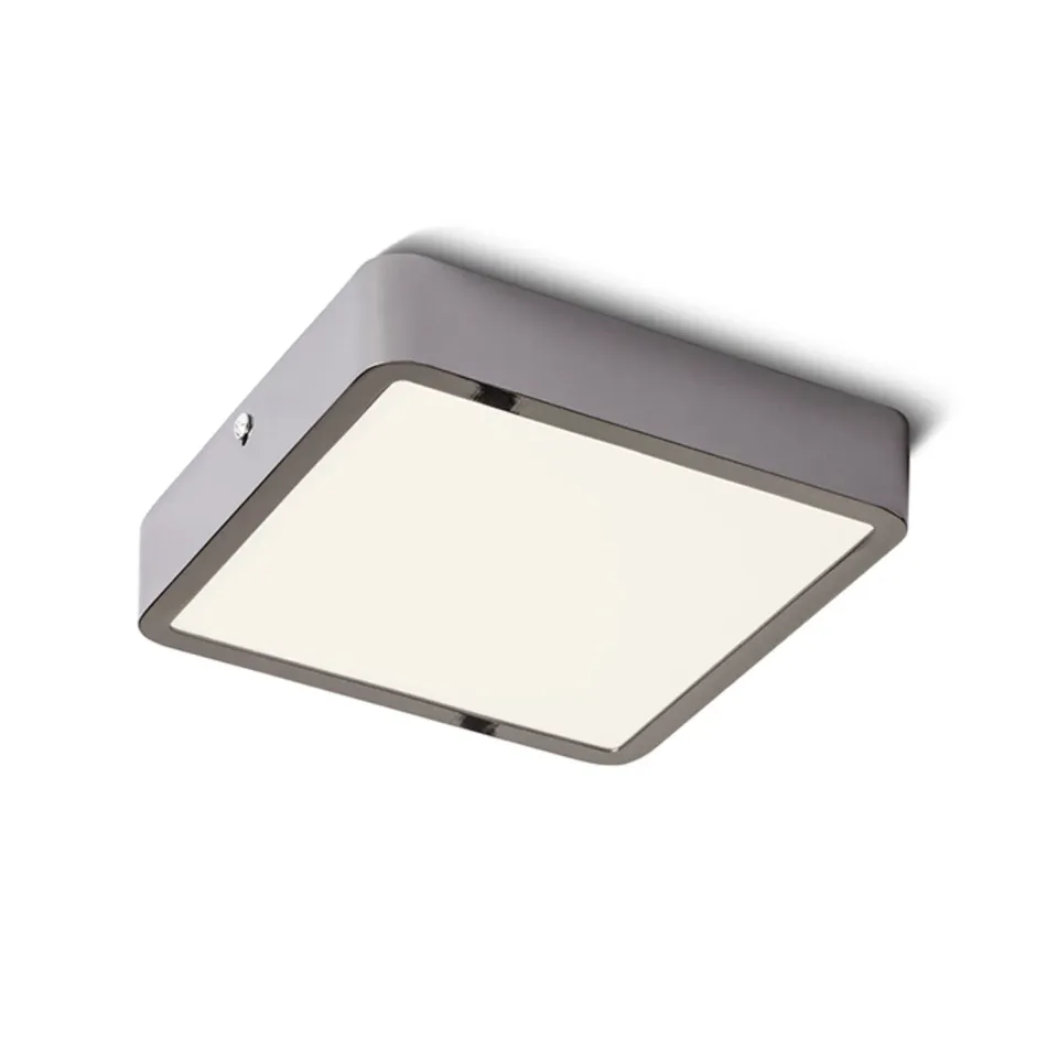 Rendl Hue SQ 17 plafoniera LED negru crom