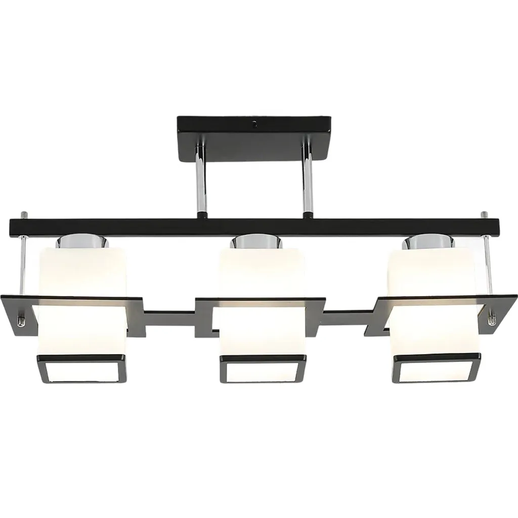 Alessandro Design Aramis lustra 3xE27 gri-negru