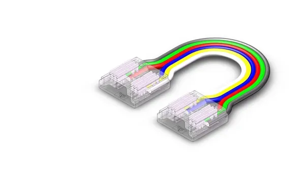Aurora AU-ST224RGBCX conector bandă LED 150mm 12mm RGB