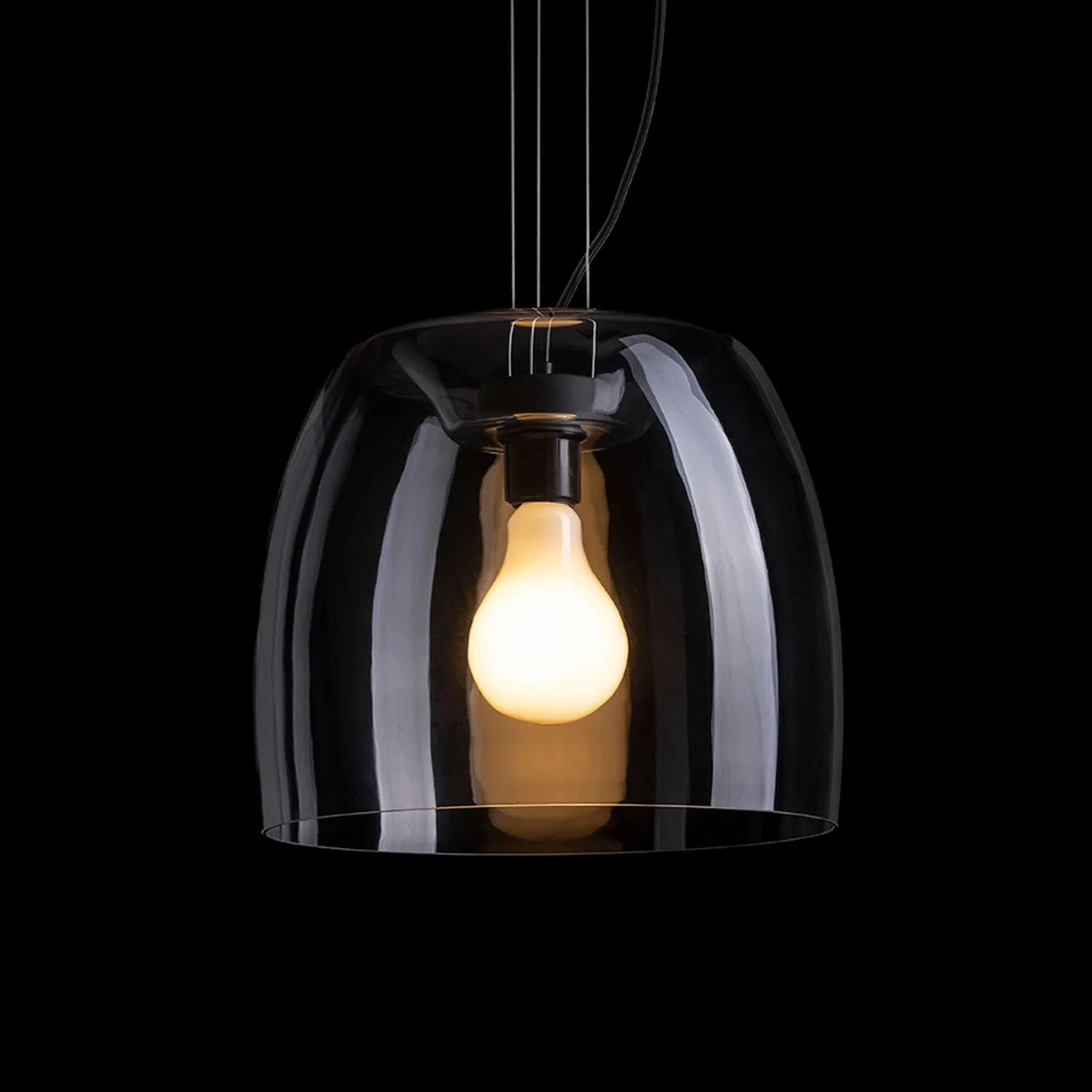 Rendl Light Studio Orlando pendul sticlă E27 fumurie