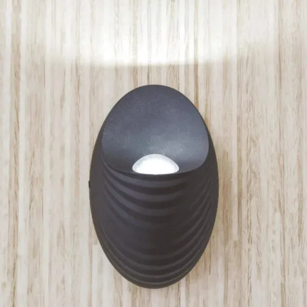 Alessandro Design Shell Aplica Exterior Neagra 5W 3000K