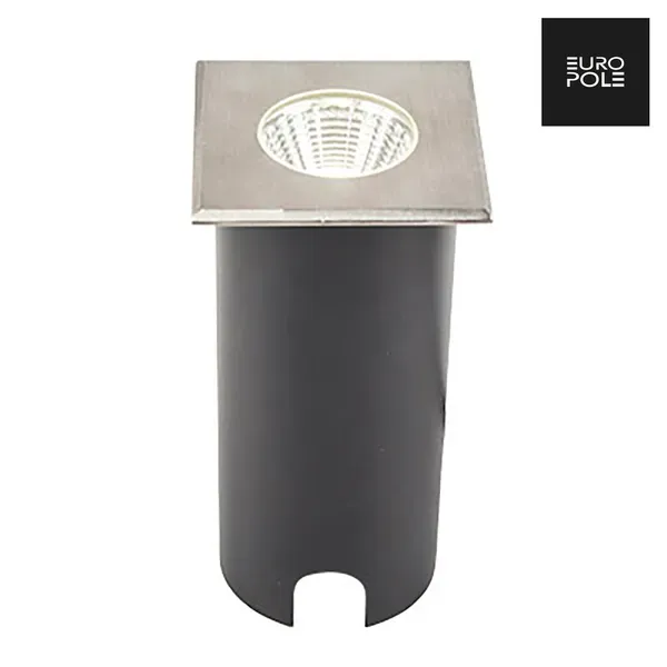 Aurora Coloss 1 spot pardoseală pătrat inox 4000K