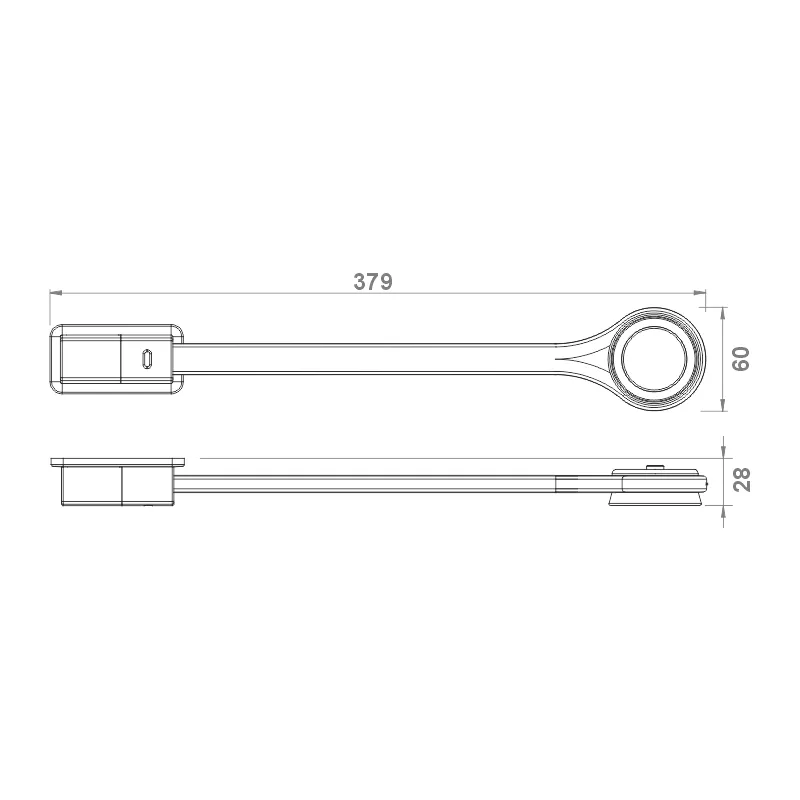 Furnika Flexi 2R lampă LED mobilier USB-C pentru citit