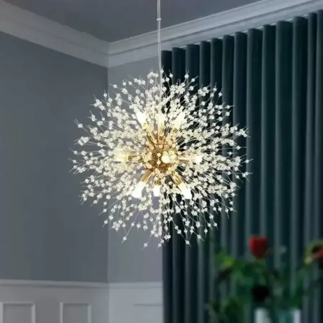Alessandro Design Schonbrunn candelabru cristal auriu 9xG9 50cm