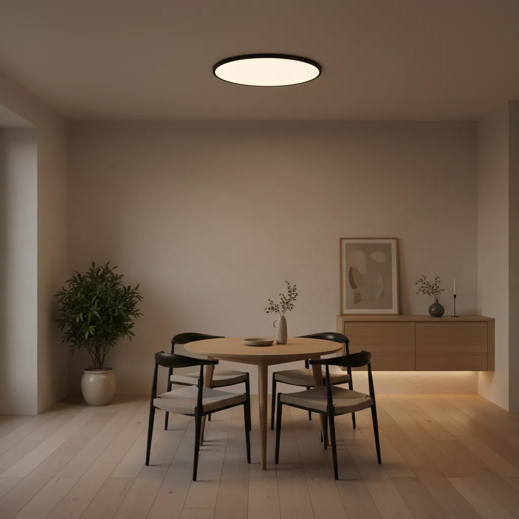 Alessandro Design SOLIS plafoniera LED neagra 47cm 70W