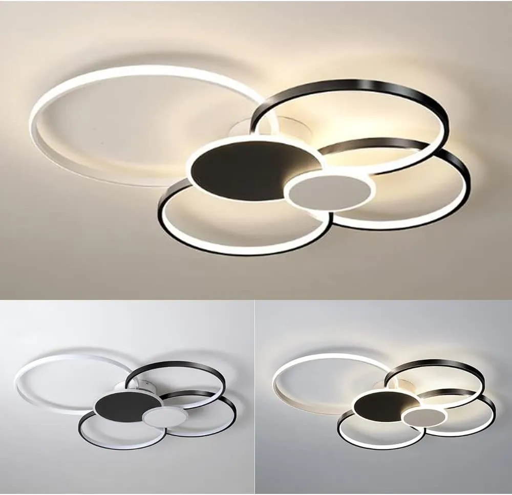 Alessandro Design Killian lustră LED 110W 6 cercuri