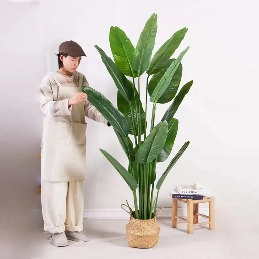 Alessandro Design Strelitzia Nicolai planta artificiala 180cm 16 frunze