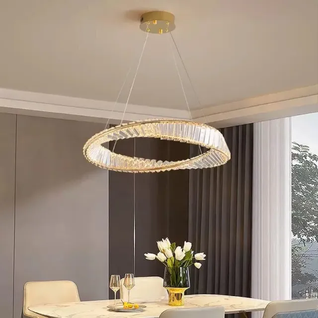 Alessandro Design Luigi lustra LED 57W aurie cristal