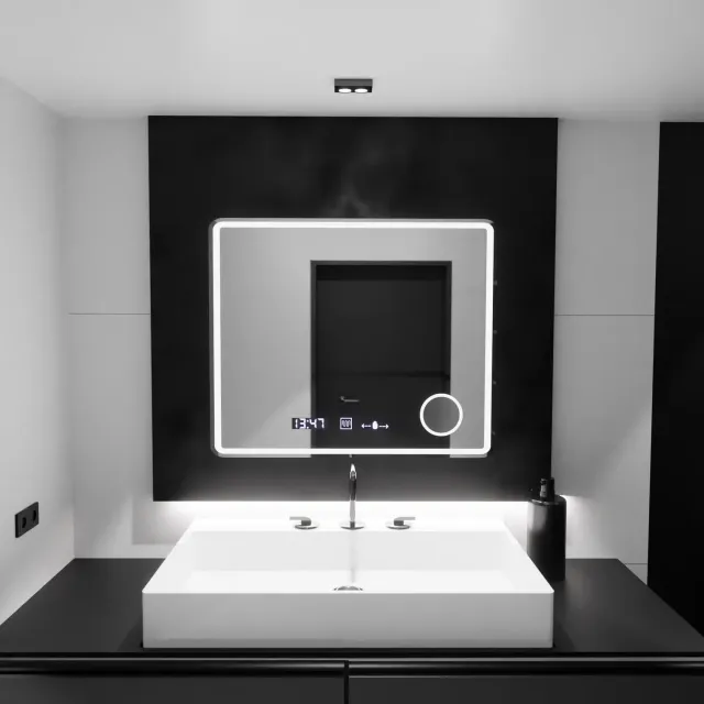 Alessandro Design Riflesso MotionGlow Marcello oglinda LED 90x75cm dezaburire