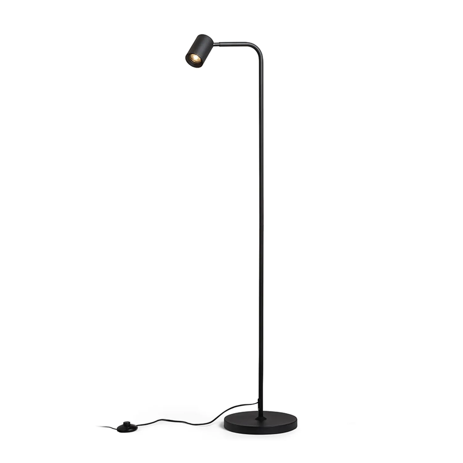 Rendl FLYNN I lampadar negru spot GU10