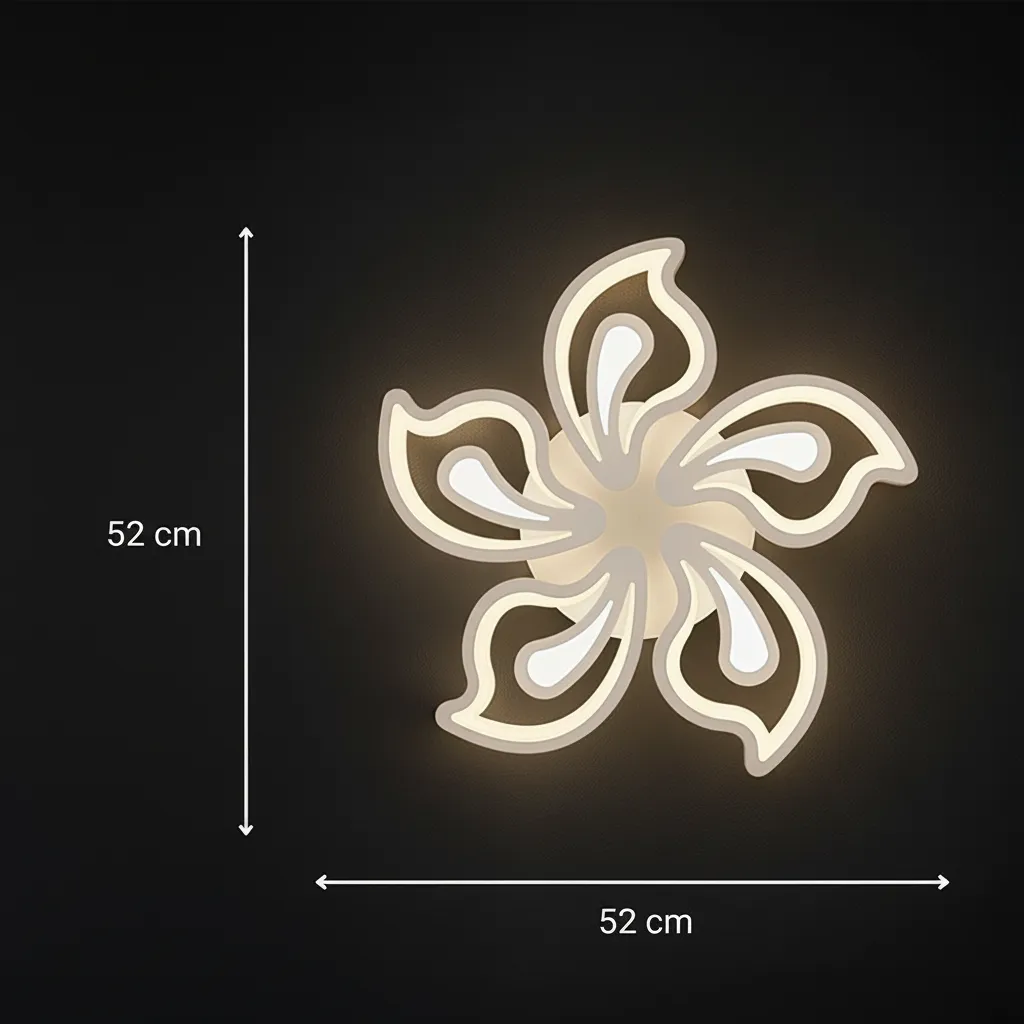 Alessandro Design LILY lustra LED alba 86W dimabila