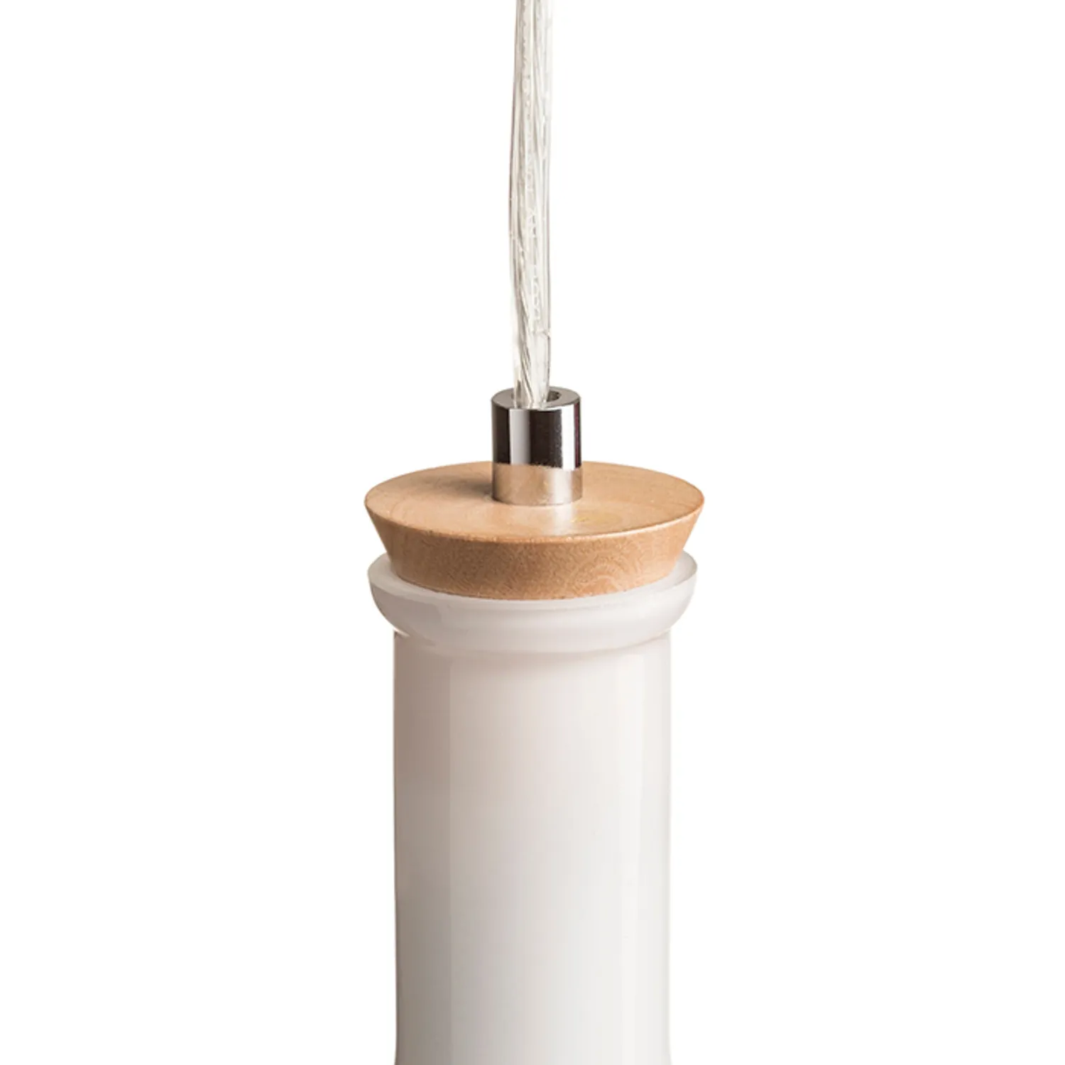 Rendl Pulire Con pendul retro E14 sticla opal-lemn