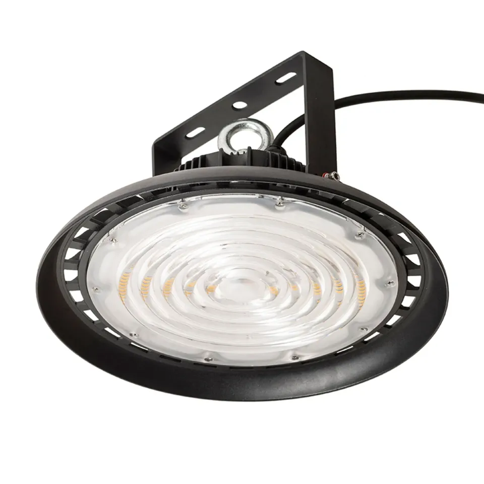 Rendl Megalos Pro 30 pendul industrial LED negru high-bay