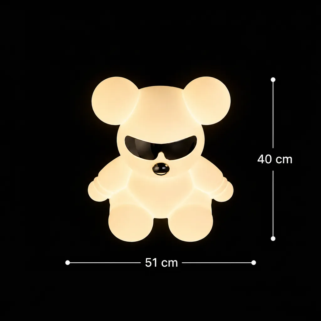Alessandro Design Ursuleti CP221 lustra LED alba 95W copii
