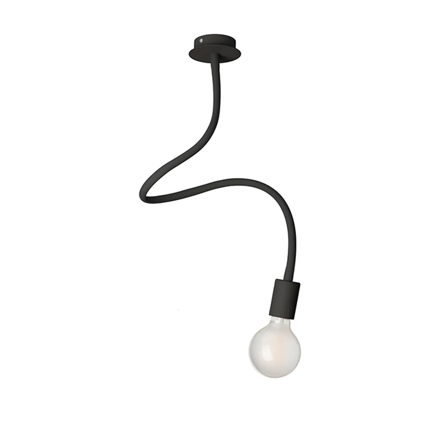 Rendl Loyd E27 I lampa tavan bej-gri gat silicon
