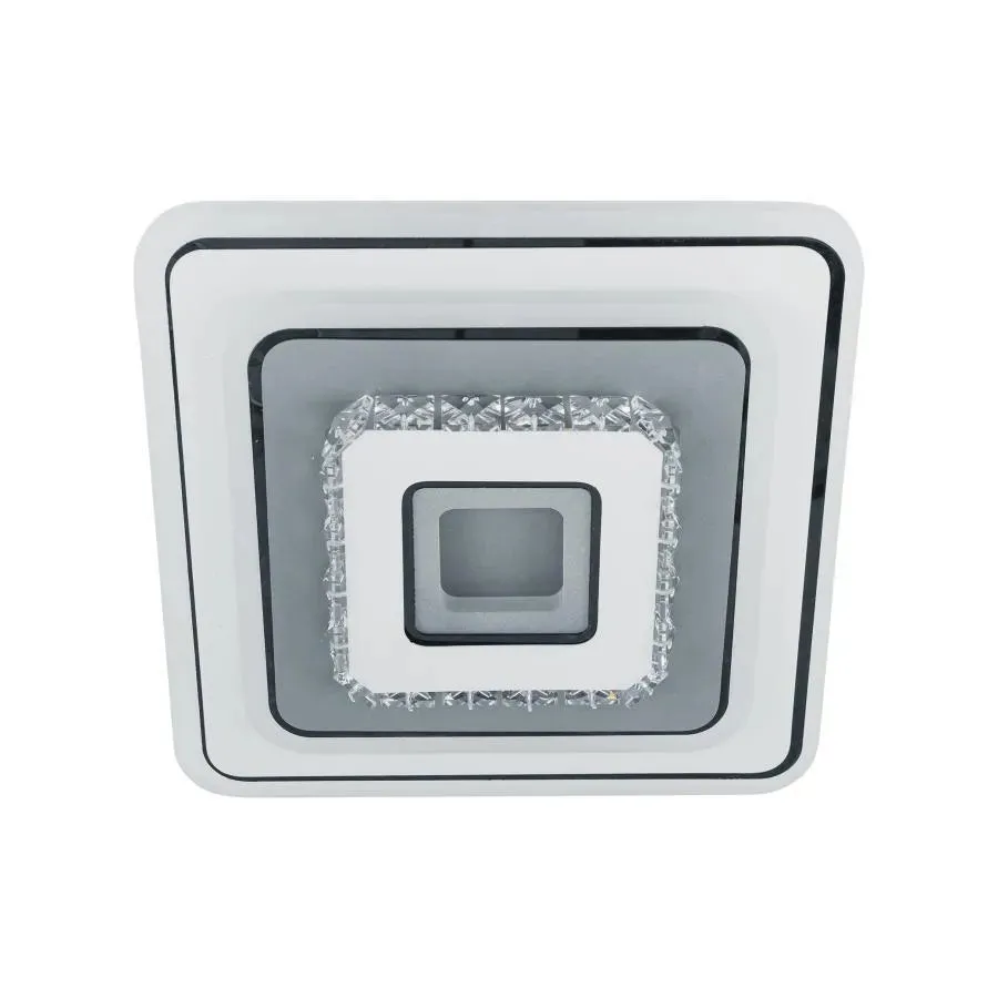 Alessandro Design Arabela lustra LED cristal alba 40W