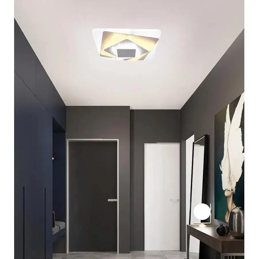 Alessandro Design Florensia 86W lustra LED alba patrata