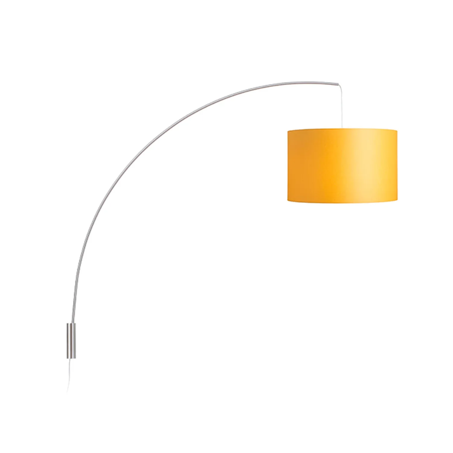 Rendl Bend aplica perete E27 nichel mat