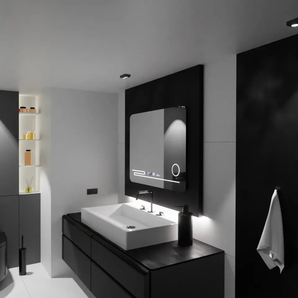 Alessandro Design Marcello oglinda LED 80x60cm dezaburire