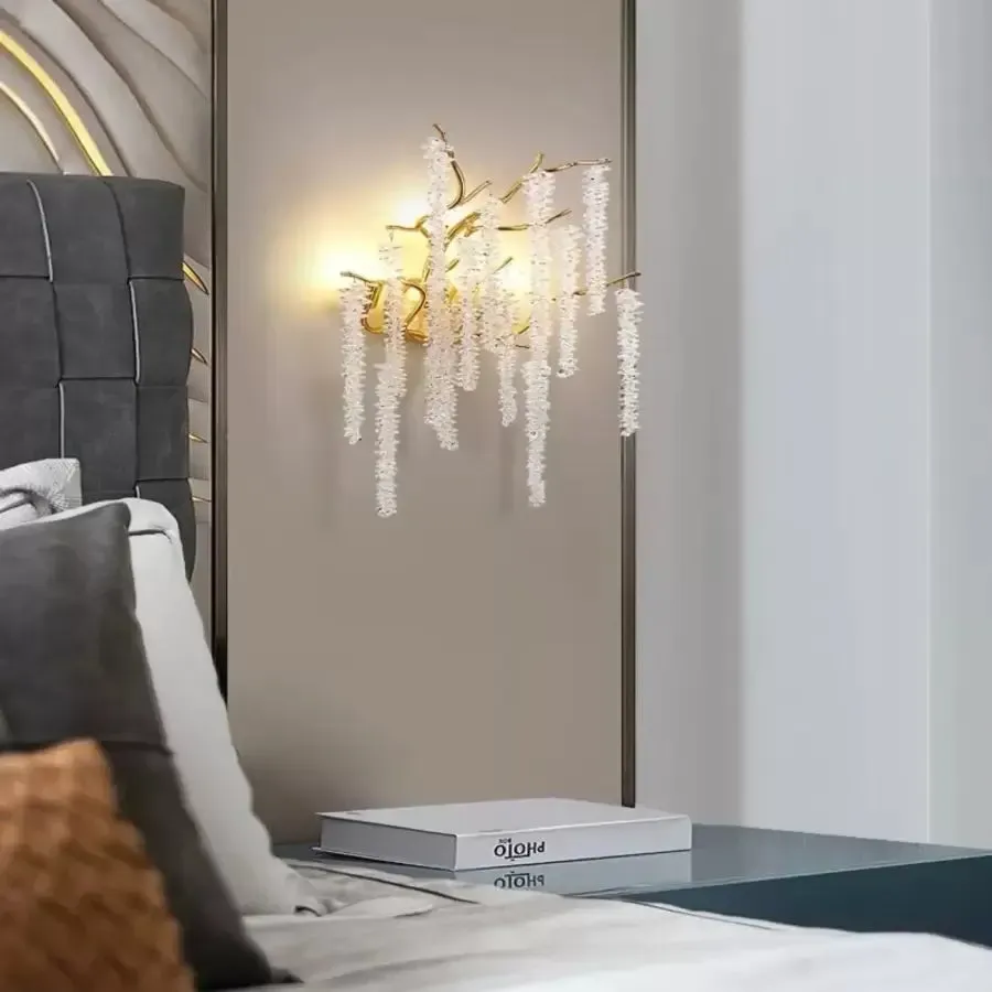 Alessandro Design Chandler aplică cristal aurie 3xG9 50cm