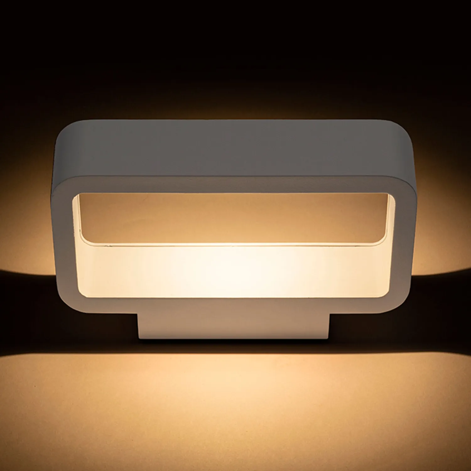 Rendl Light Studio Tapa aplica exterior alb LED
