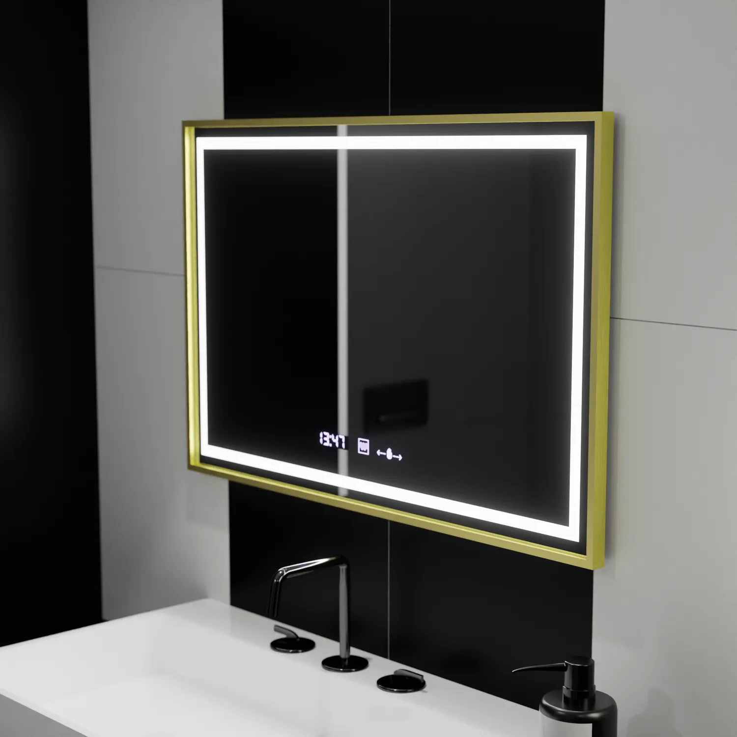 Alessandro Design Verite Motion Glow Marcello oglinda LED 100x65cm