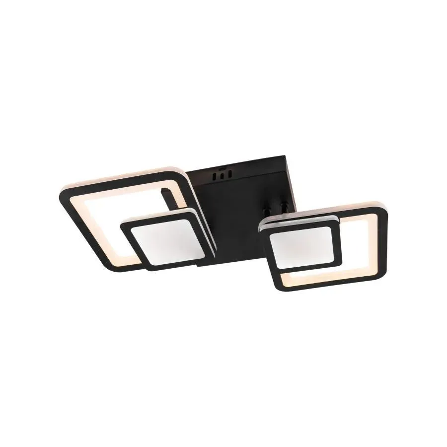 Alessandro Design BALANS 44W lustra LED neagra dimabila