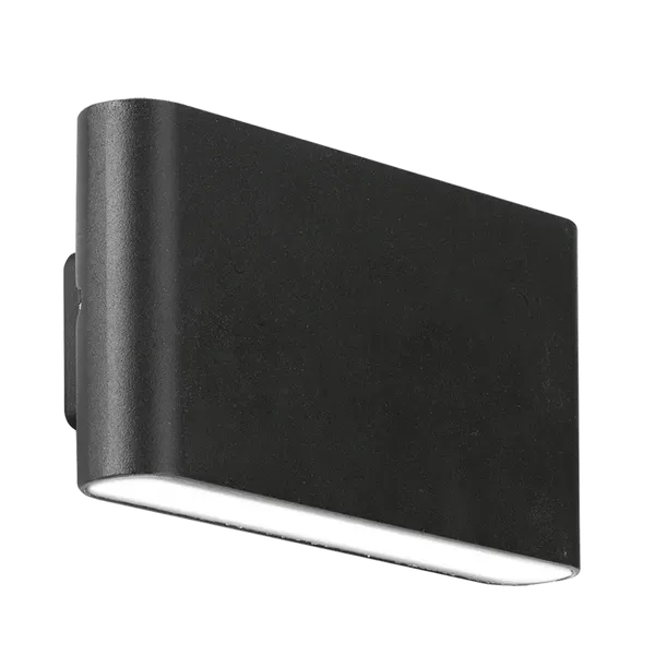 Aurora WallE 12W aplică perete neagră sus-jos 550lm IP65