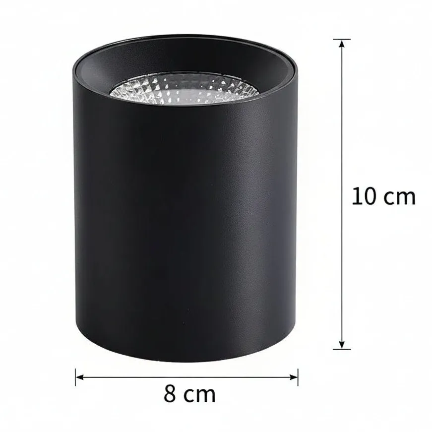 Alessandro Design TINNIE spot LED 8W negru 4000K