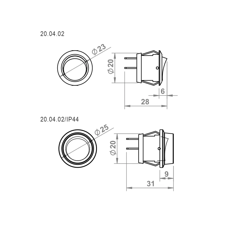 Furnika Switch IP44 întrerupător exterior