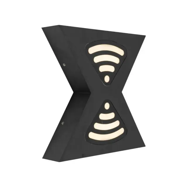 Alessandro Design Retelis aplica exterior LED 12W neagra metal