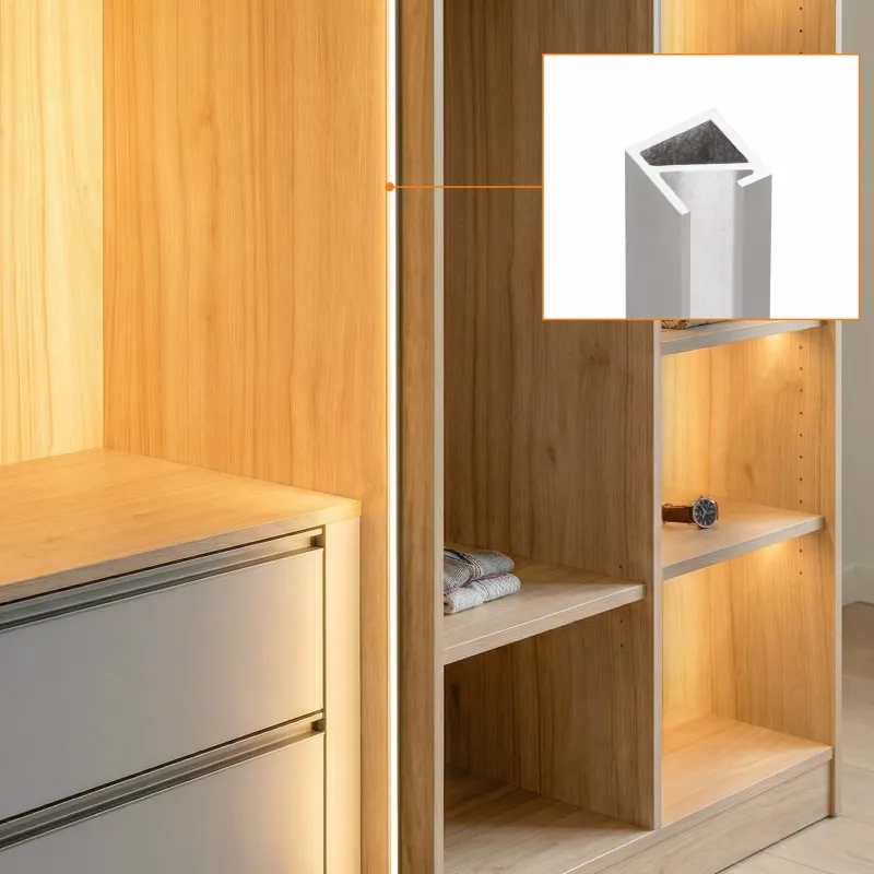 Furnika K60 profil LED aluminiu 10x10 aplicat