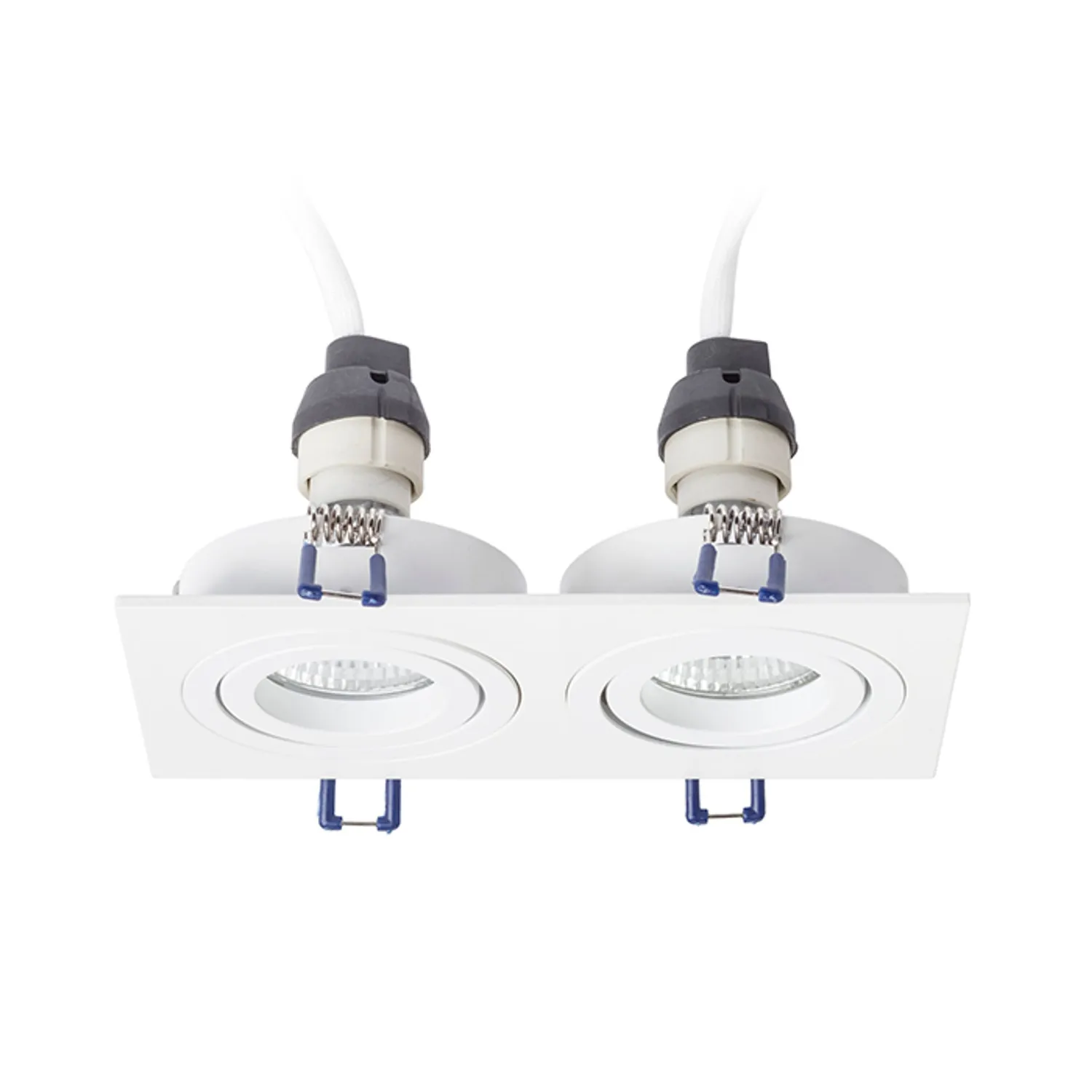 Rendl Pasadena GU10 SQ II spot incastrat alb orientabil