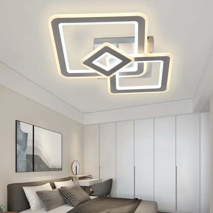 Alessandro Design Horetensia lustra LED 116W alba dimabila