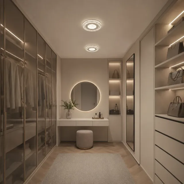 Alessandro Design Sharin lustra LED 18W alba 19cm 3 culori