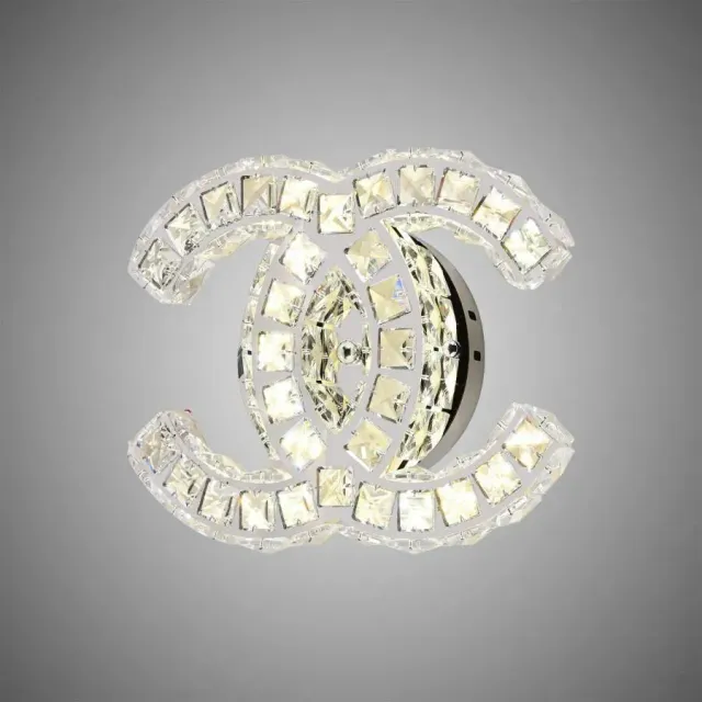 Alessandro Design Yanira aplica LED 28W crom cristal