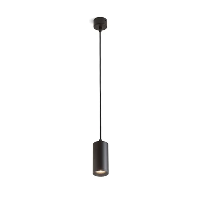 Rendl Belenos pendul negru cilindric GU10
