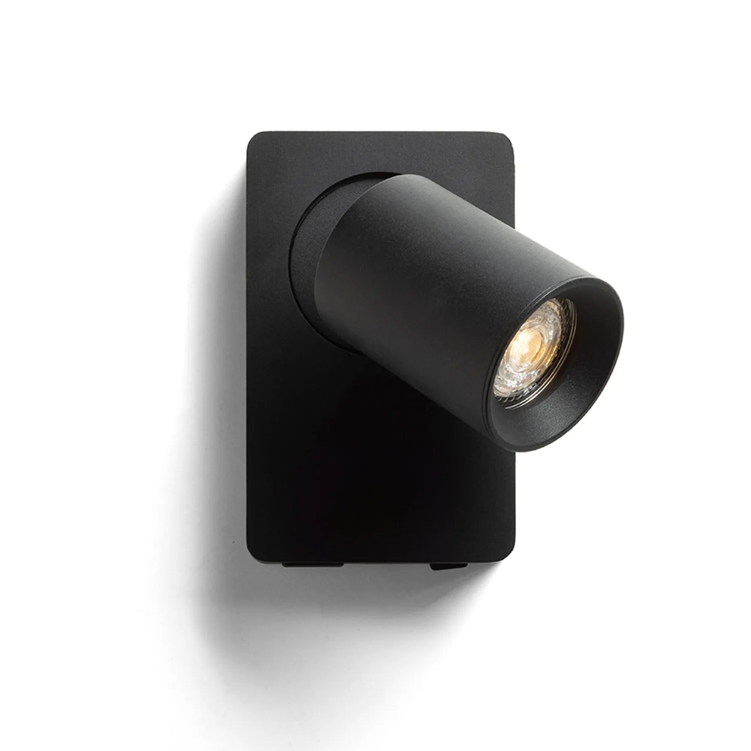 Rendl Voltera aplica perete GU10 USB negru