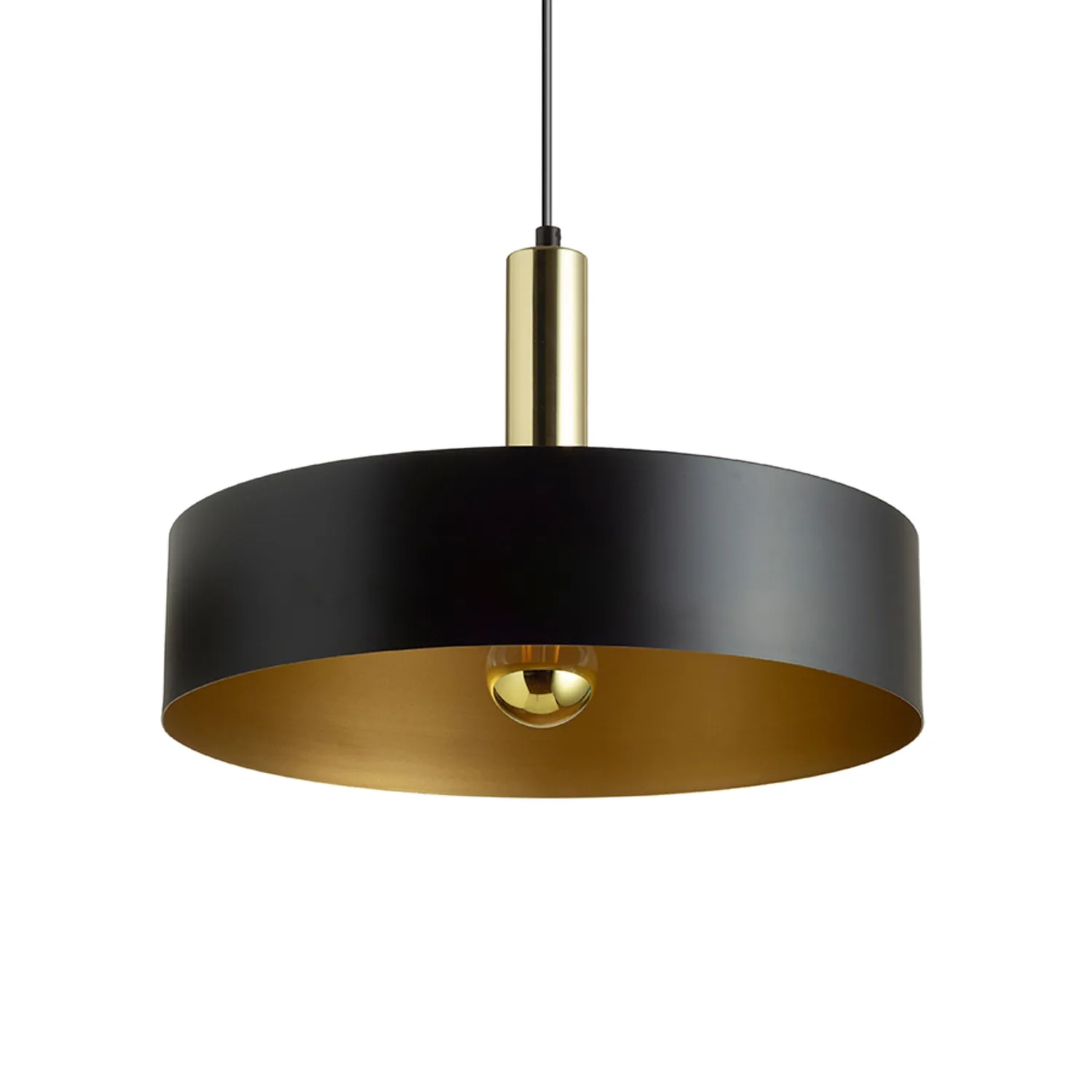 Rendl Giulia 40 pendul negru-auriu metal